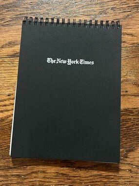 The New York Times Black Spiral Notebook